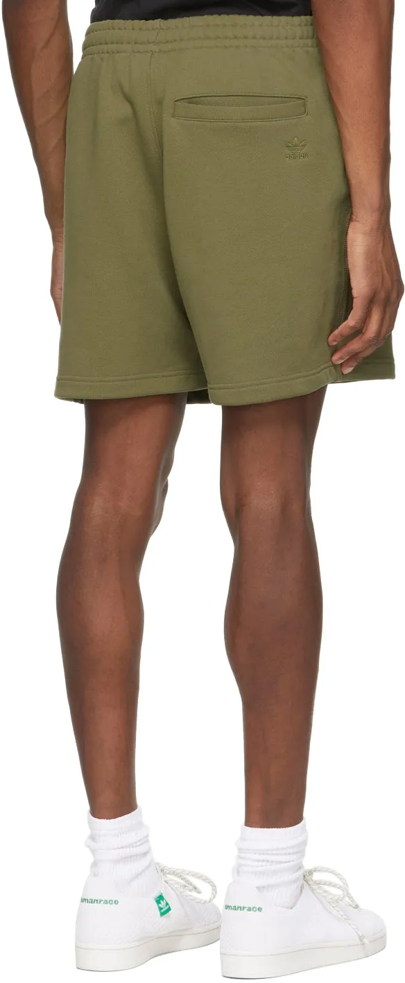 adidas x Humanrace by Pharrell Williams Khaki Basics Sweat Shorts