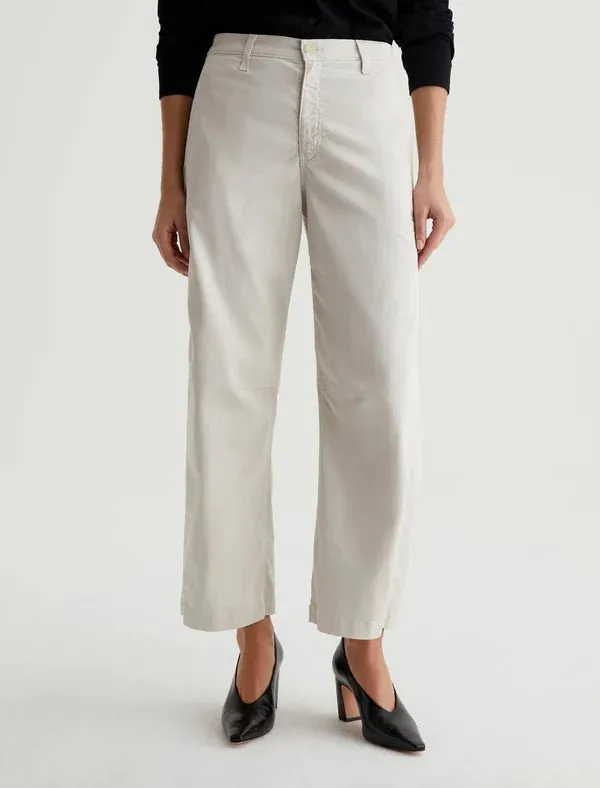 AG Denim - Fiona High Rise Barrel in Pumice