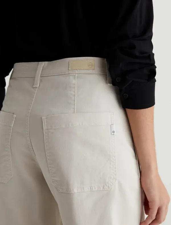 AG Denim - Fiona High Rise Barrel in Pumice