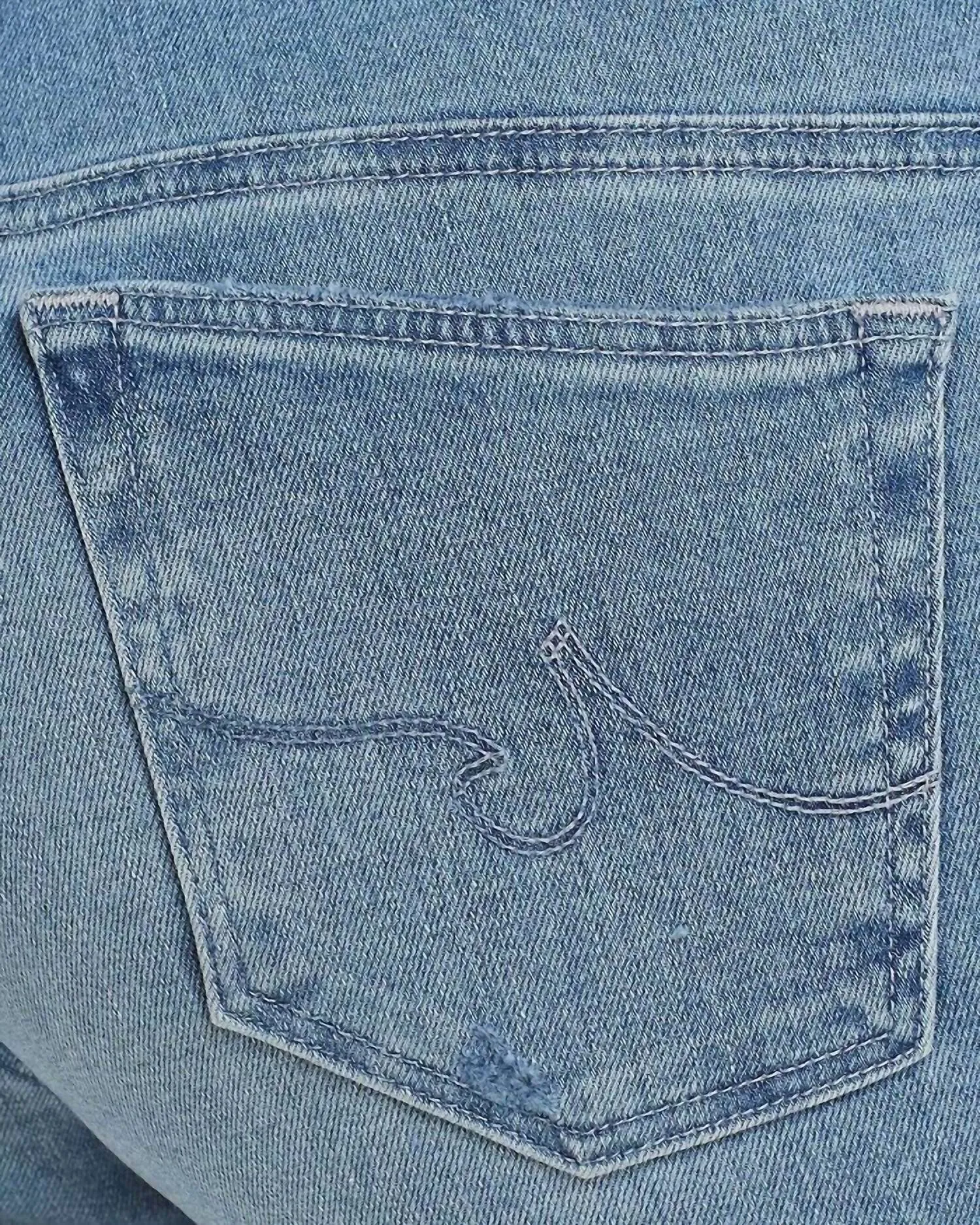 Ag Jeans - Ankle Torn Raw Hem Mid-Rise Skinny Jeans
