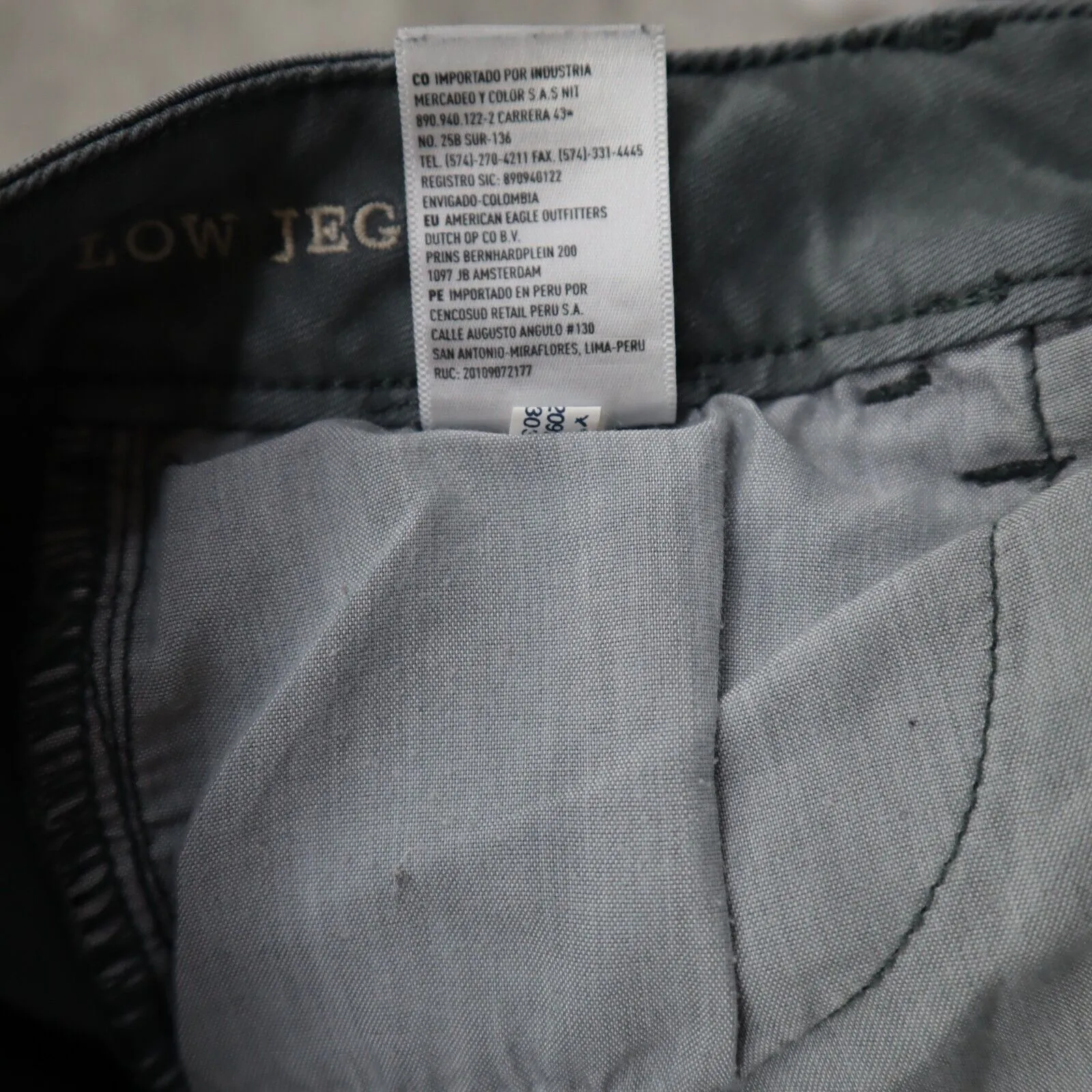 American Eagle Women Jegging Jeans Skinny Leg Zipper Pockets Stretch Green SZ 4S