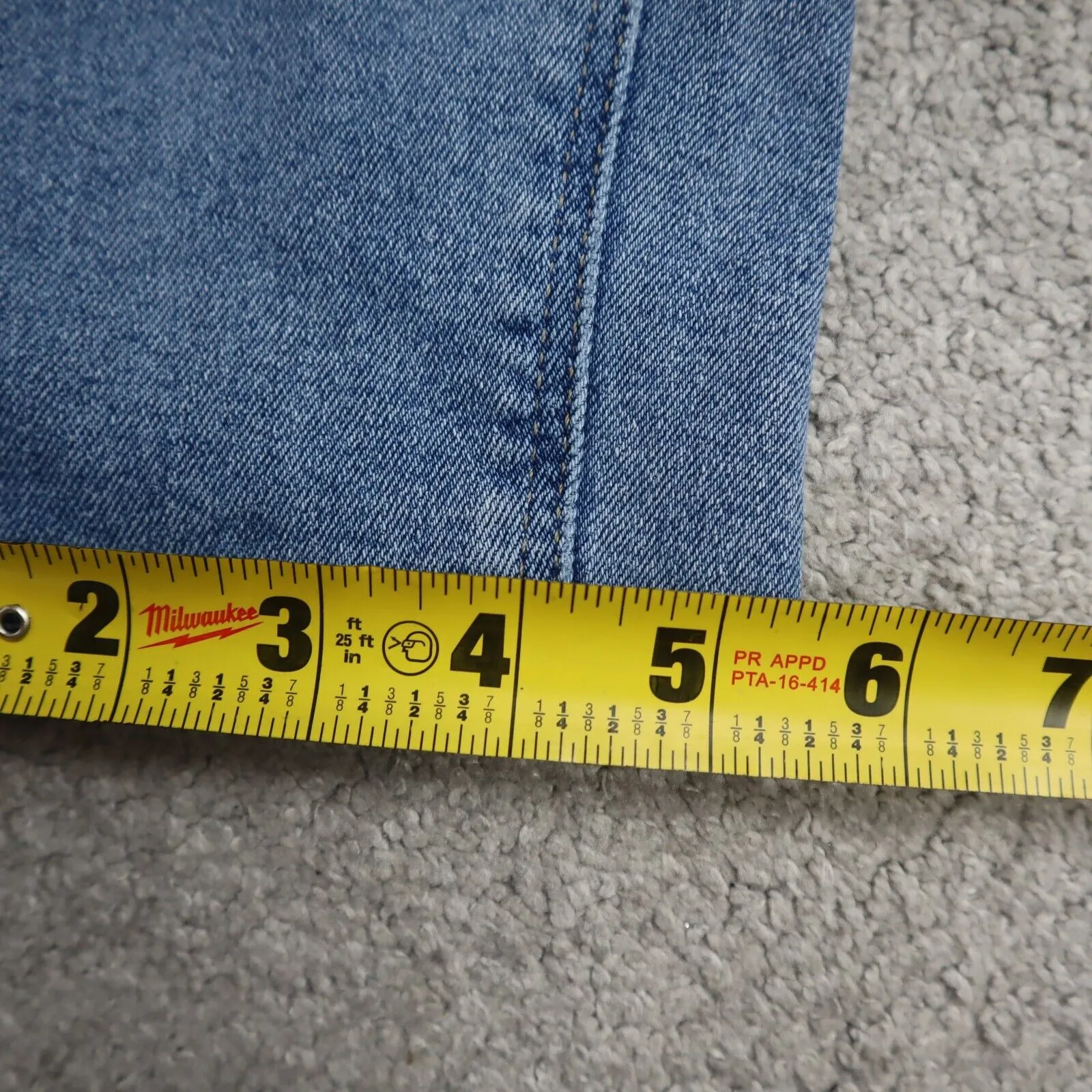 American Eagle Womens Skinny Leg Jeans Mid Rise Flat Front Cotton Blue Size 0