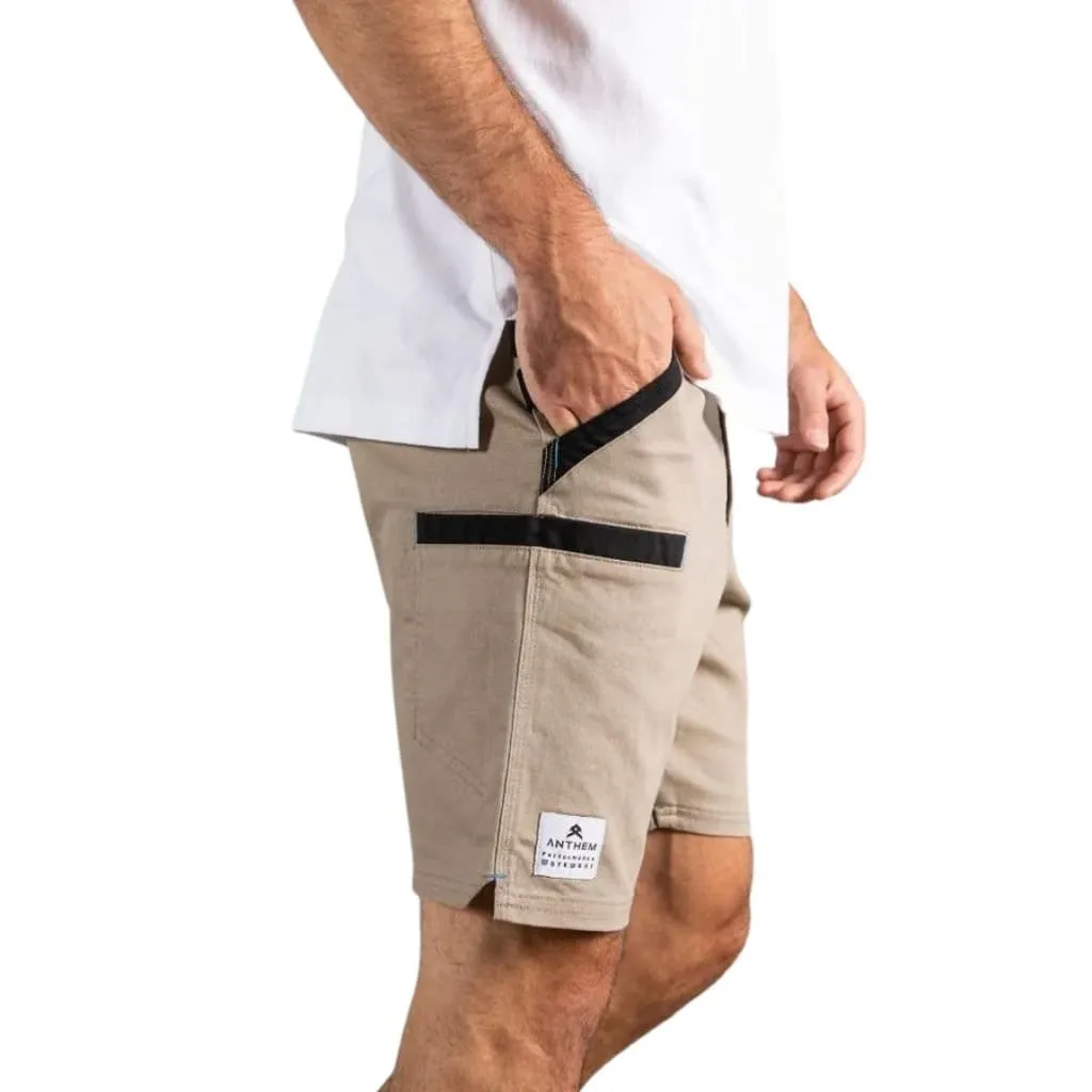 ANTHEM VICTORY SHORTS - KHAKI