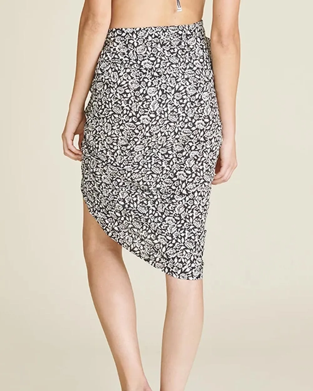 Black Floral Hazel Skirt