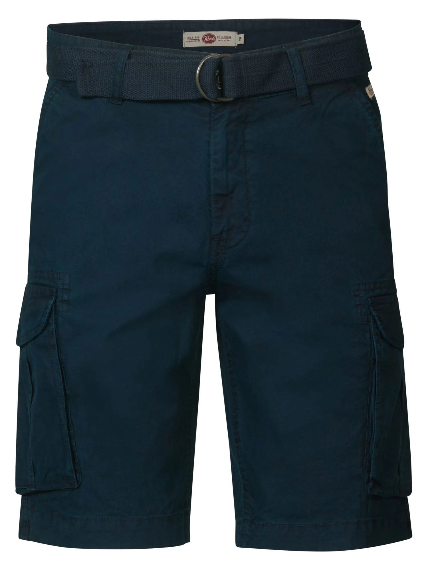 Cargo shorts with belt