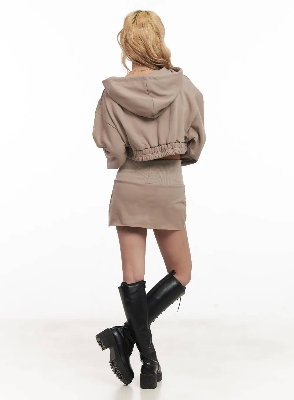 Chic High-Waisted Mini Skirt CM505