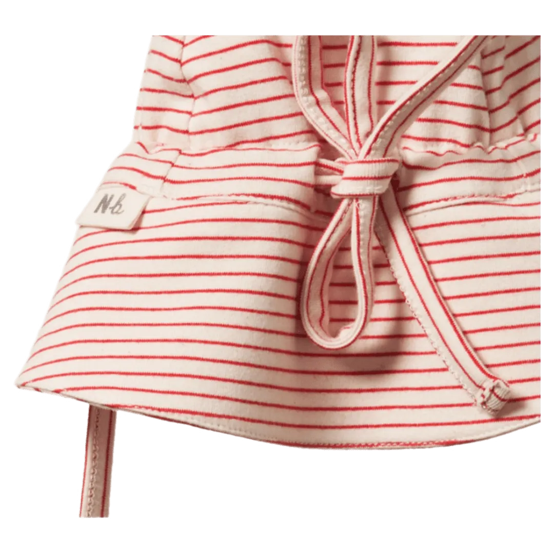 Dash Sunhat - Red Pinstripe