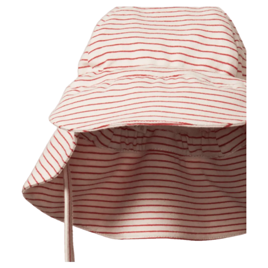 Dash Sunhat - Red Pinstripe