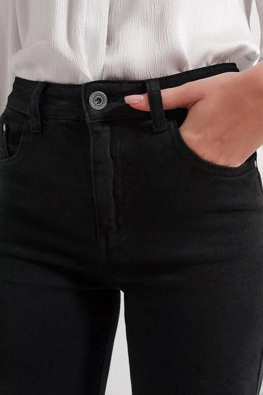 Flared Jeans In Black
