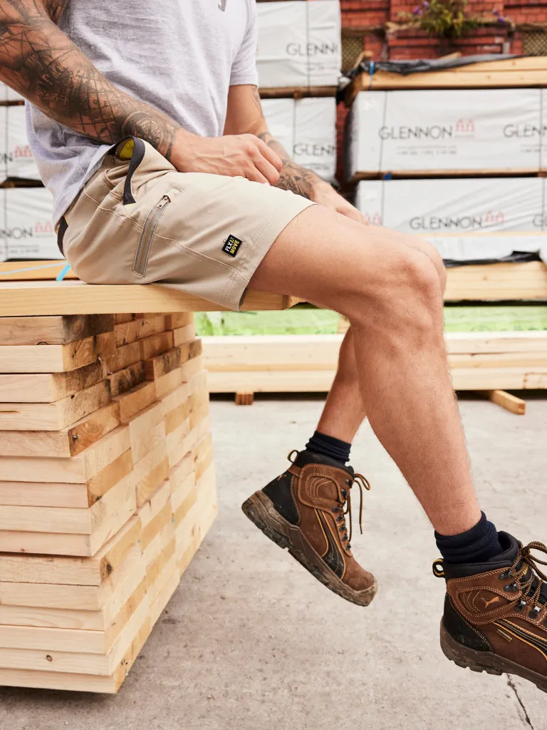 FLX & MOVE™ 4-WAY STRETCH ELASTIC WAIST CARGO SHORT