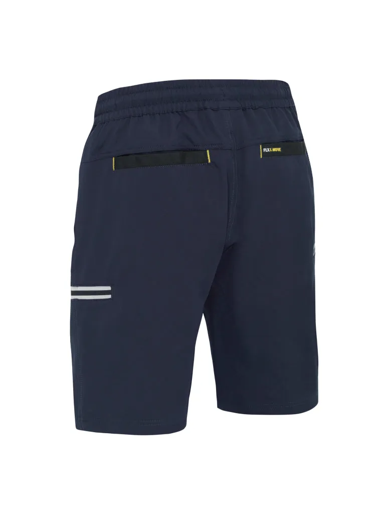 FLX & MOVE™ 4-WAY STRETCH ELASTIC WAIST CARGO SHORT