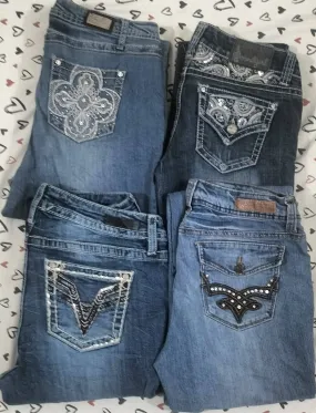 HD Y2K Ladies Flares Jeans - 12 pcs