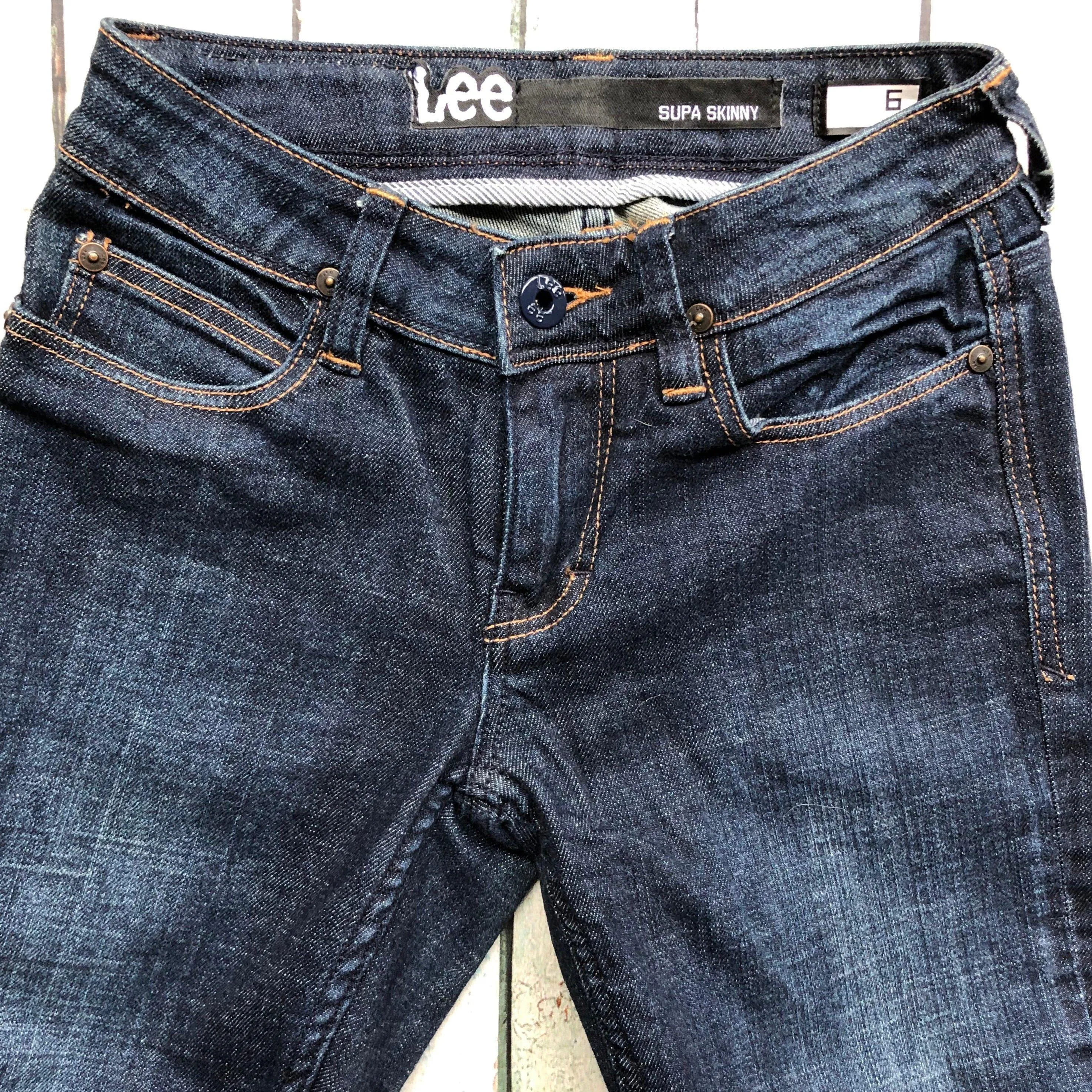 Lee 'Supa  Skinny' Stretch Jeans - Size 6