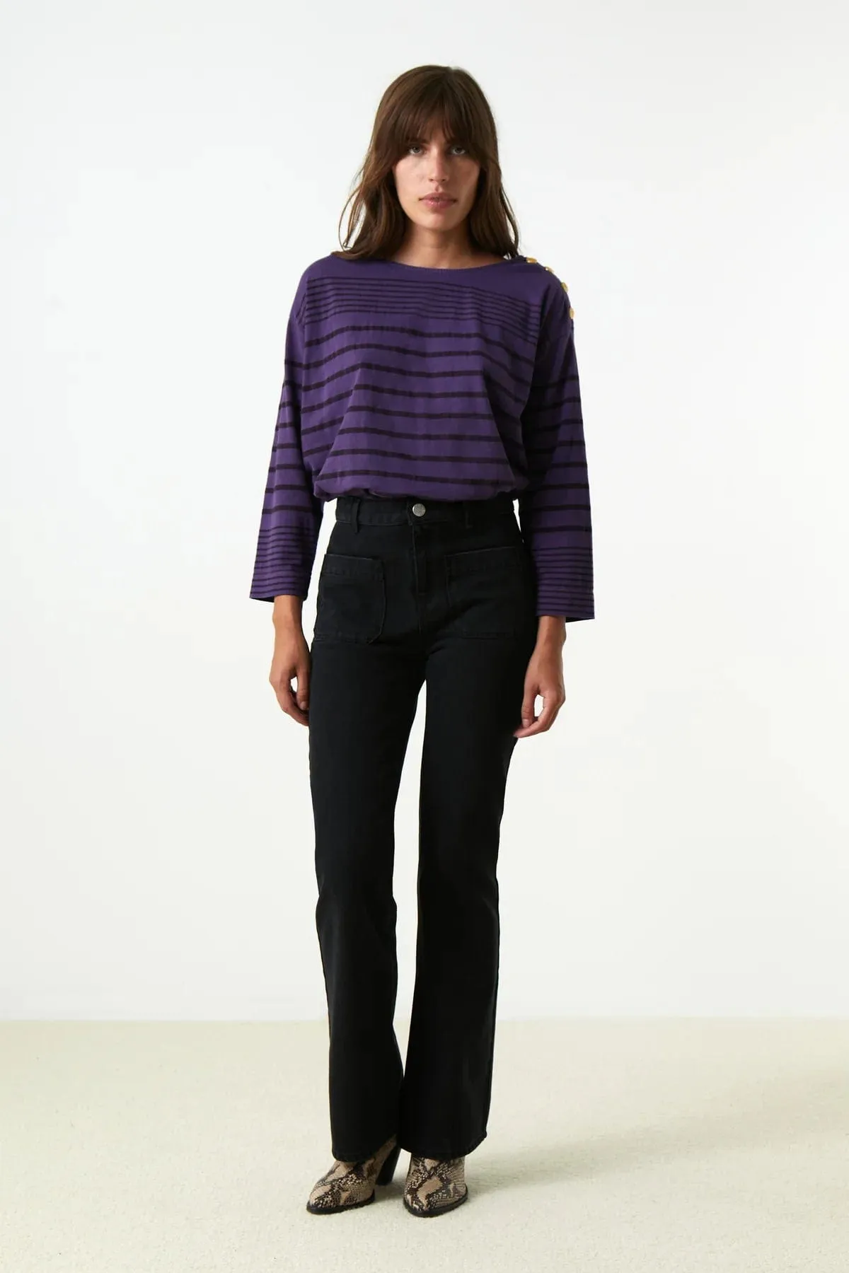 Leon & Harper Perfect PL Jeans Black