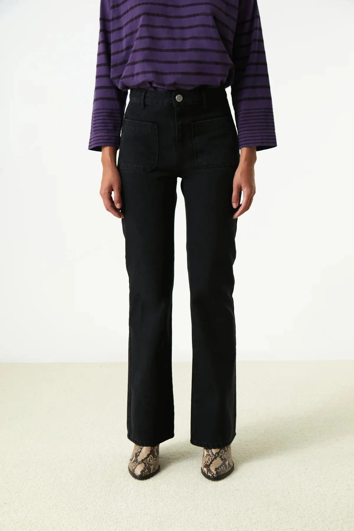 Leon & Harper Perfect PL Jeans Black