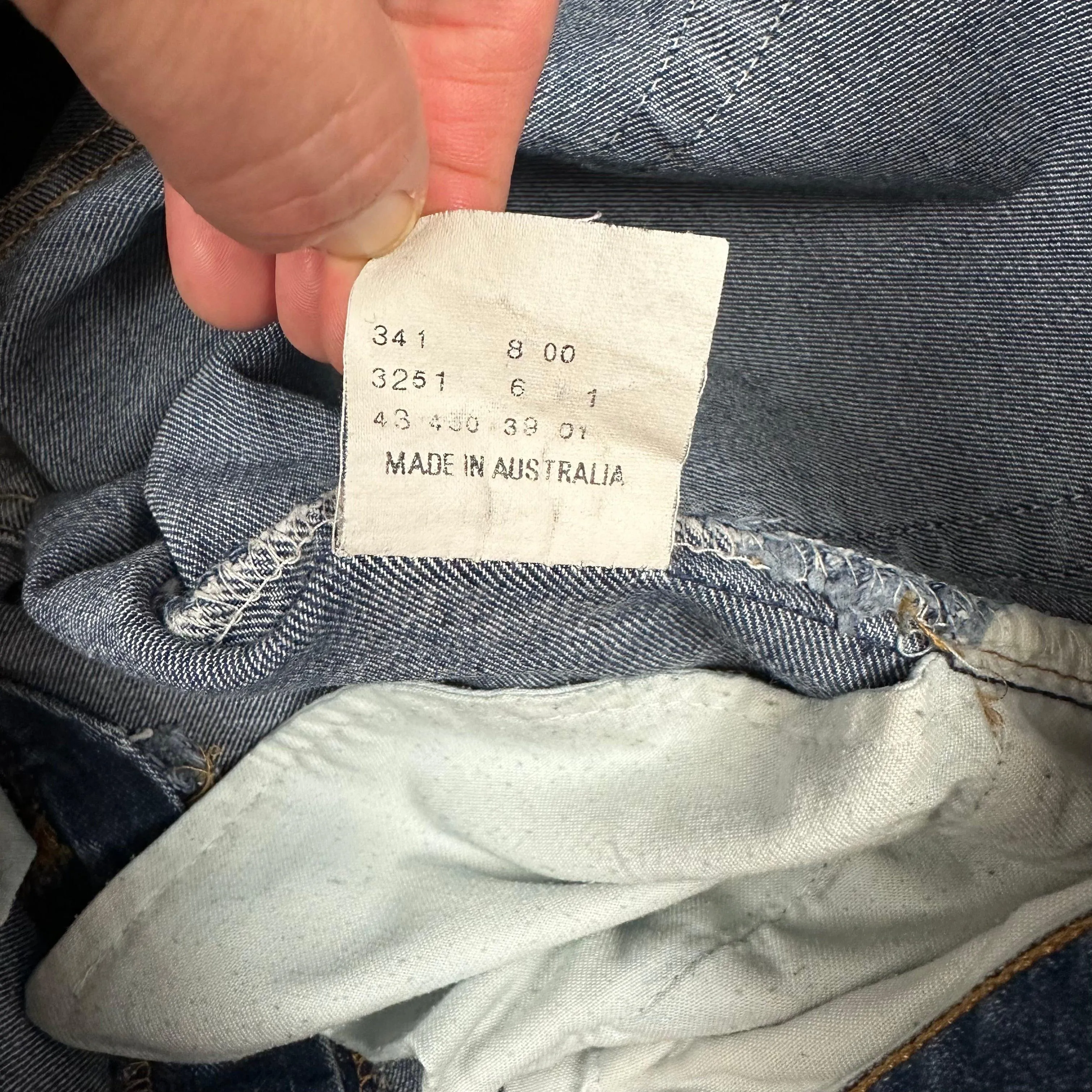 Levis 450 Vintage Womens Australian Made Flared Jeans -Size 29/34