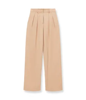 Luisa High Waisted Pant in Camel
