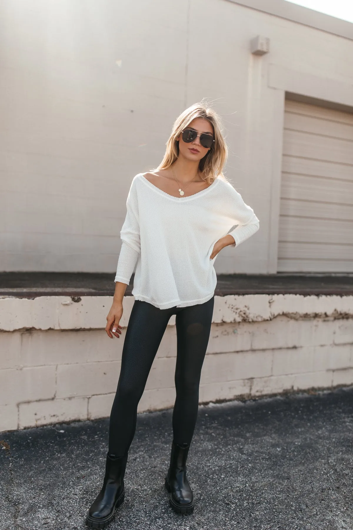 Maya Faux Leather Leggings