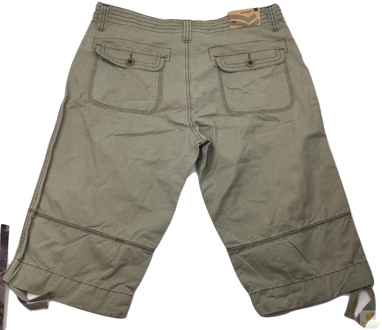 Mens 3/4 CARGO SHORTS 100% COTTON Army Military Combat Quality Summer