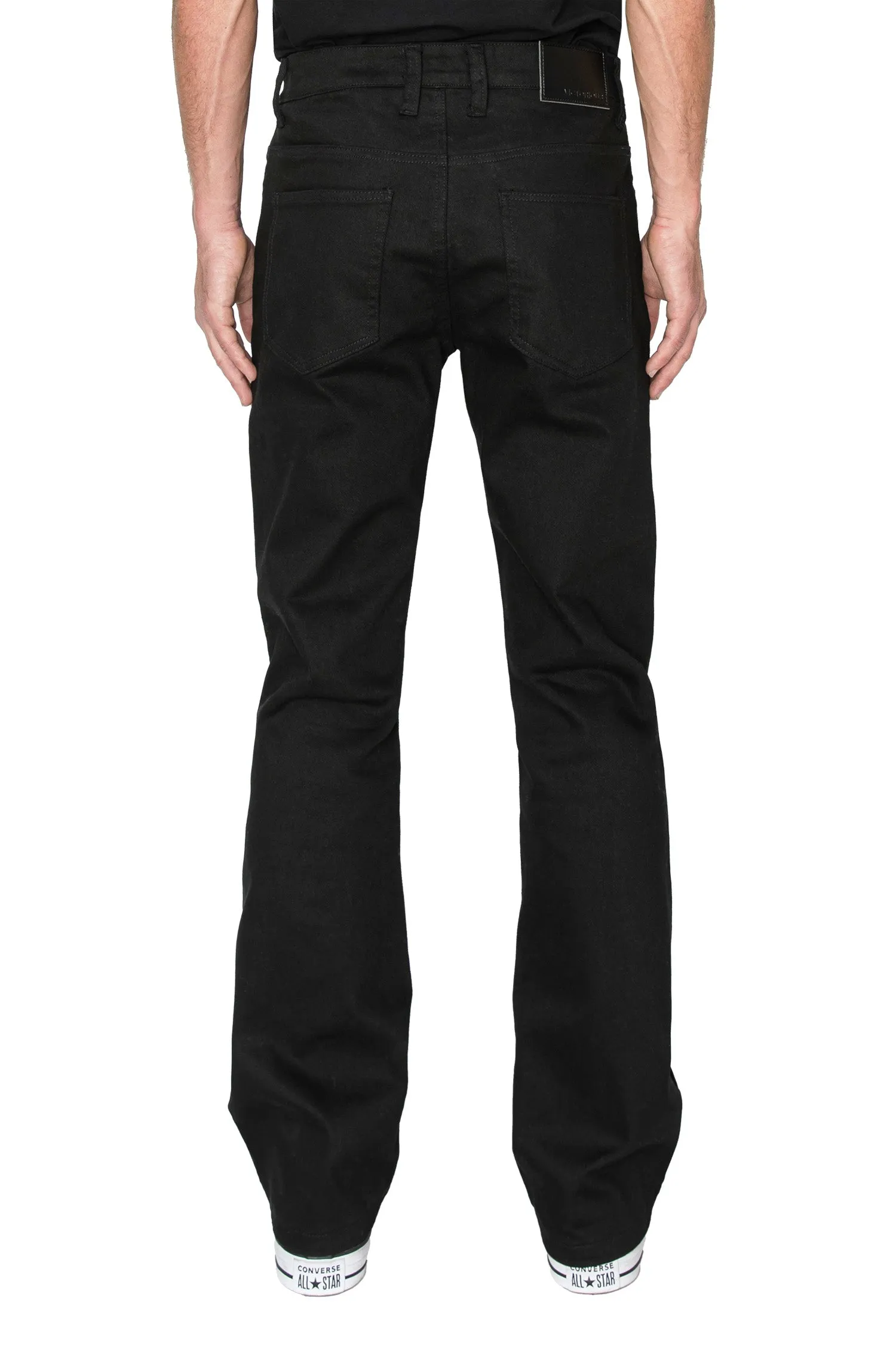 Men's Twill Solid Flared Jeans