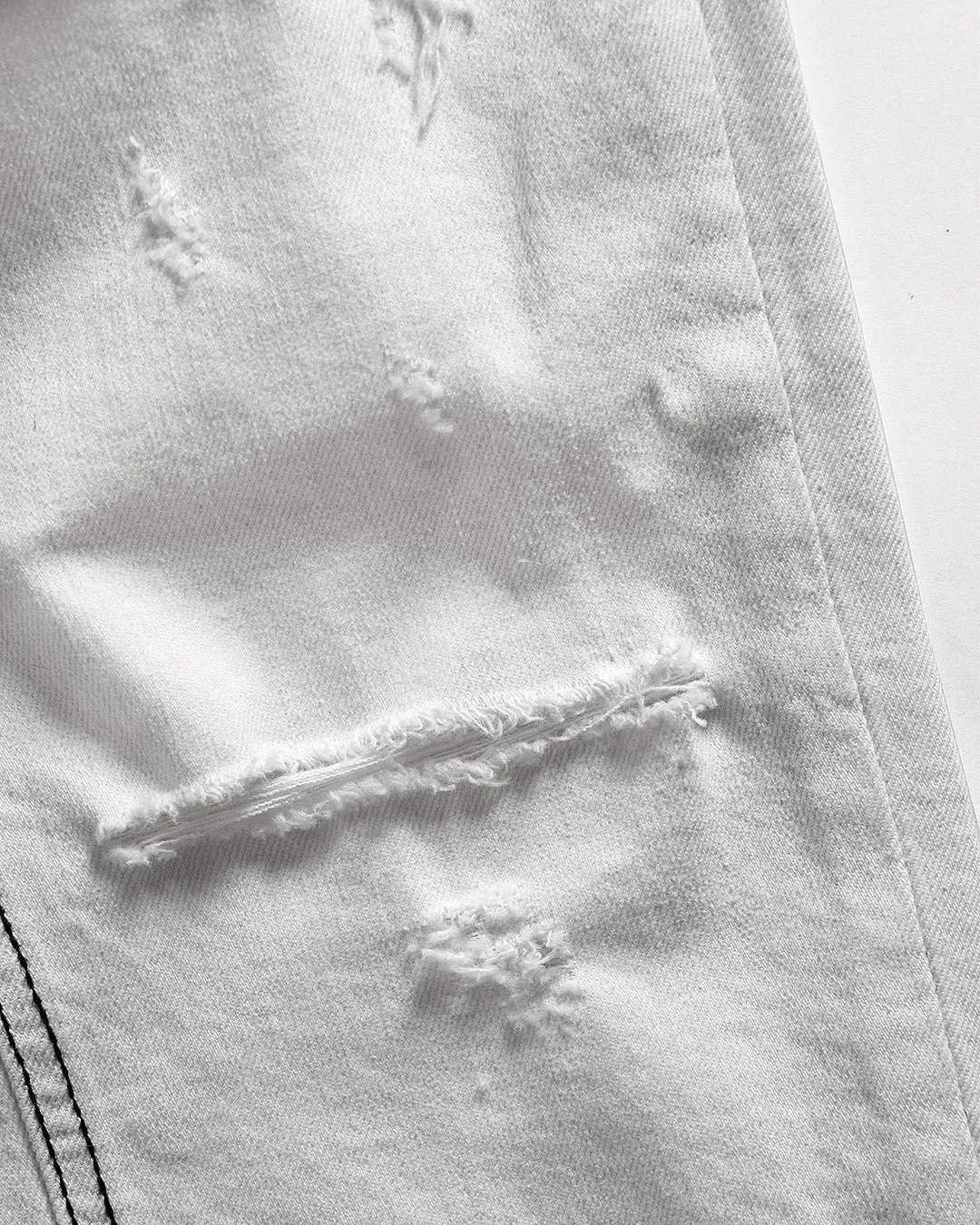 Mursaki White Flare Jean 323-173FL
