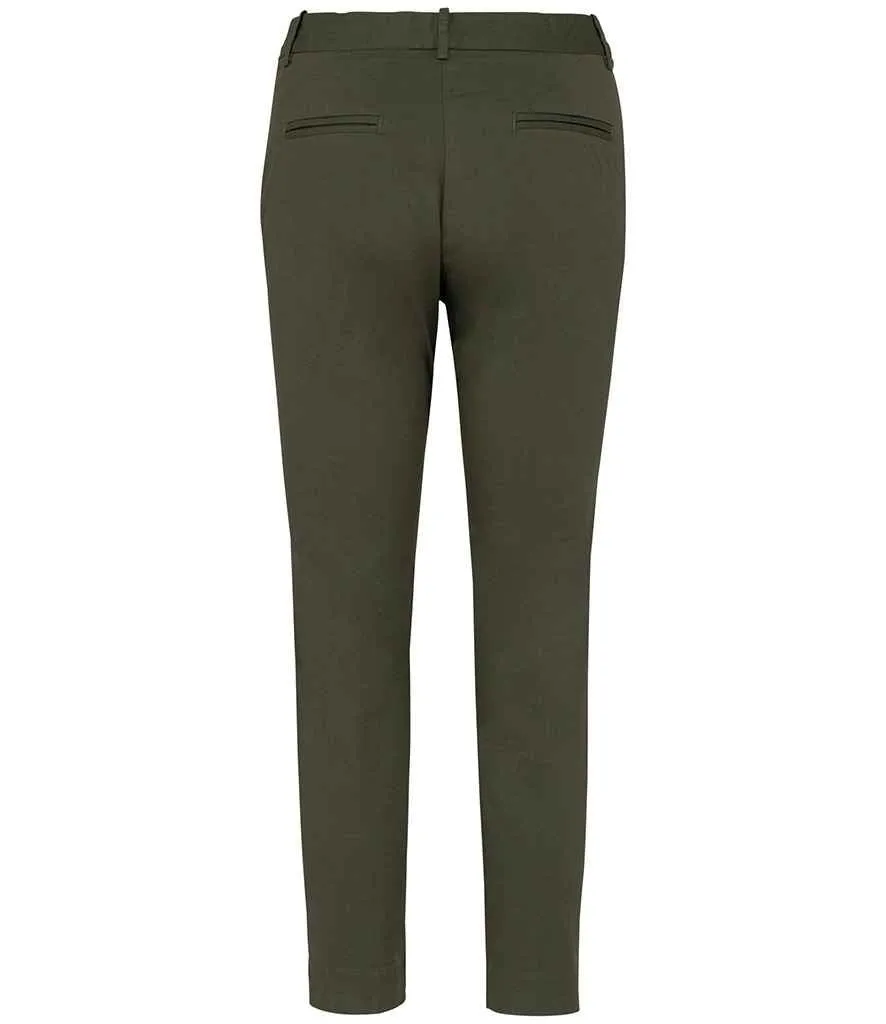Native Spirit Ladies Chino Trousers | Organic Khaki