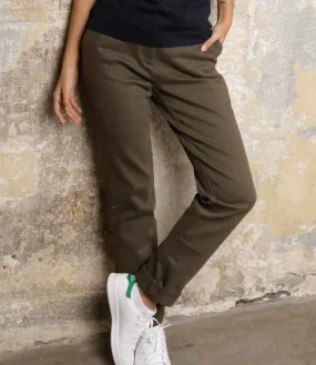 NEOBLU Ladies Gustave Chino Trousers | Deep Khaki