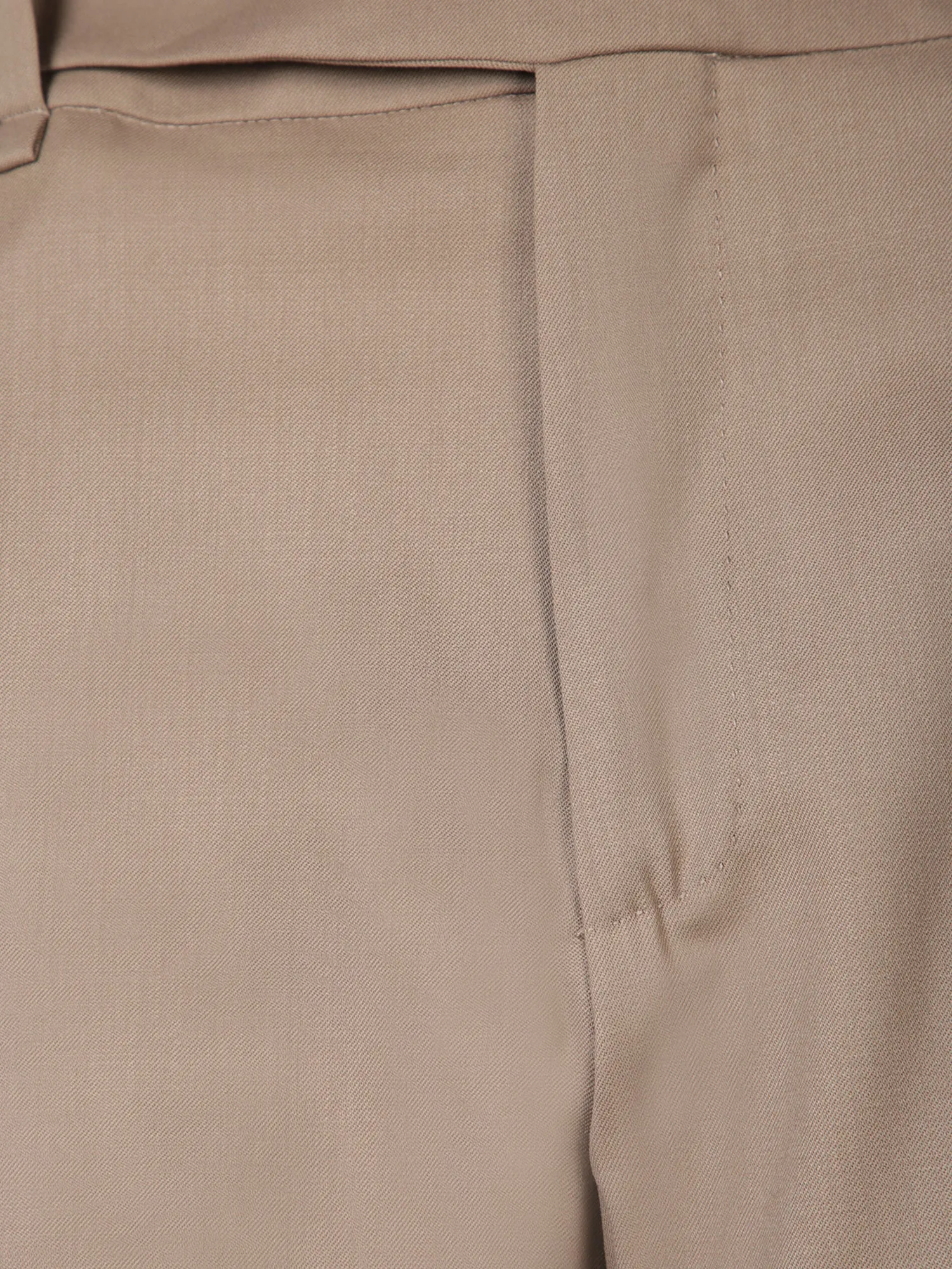 Pinstripe beige trousers