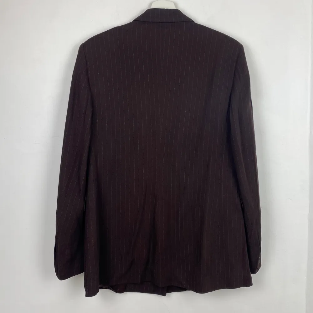 Pinstripe Brown Blazer - M/L