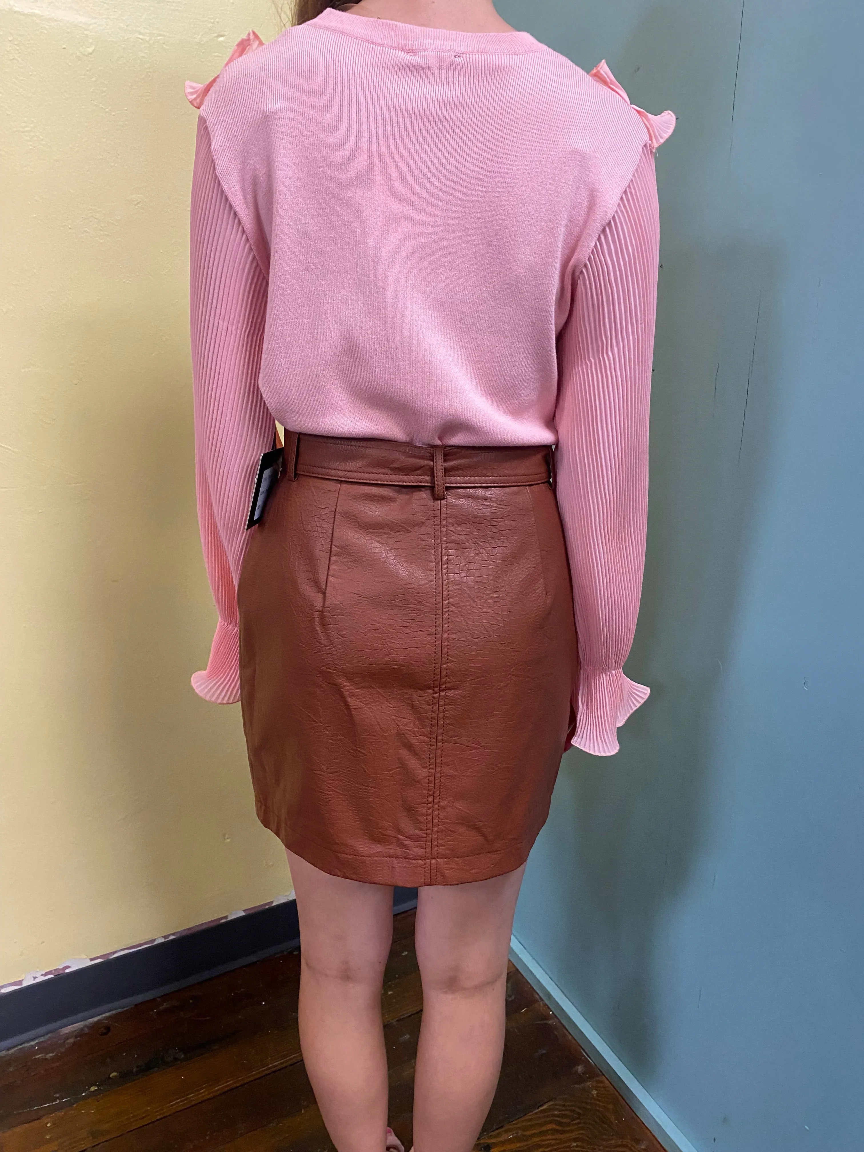 Shinestar Brown Skirts, Small
