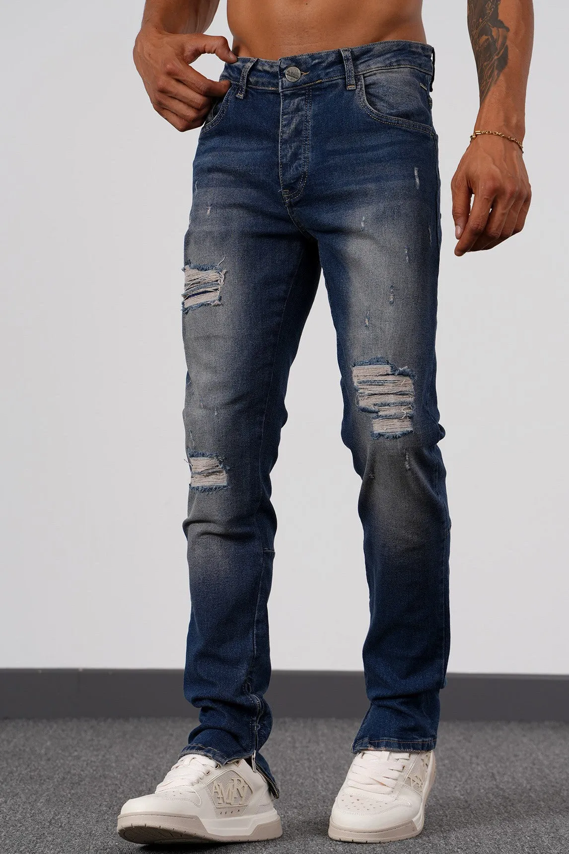 THE CAMIOZA FLARED JEANS