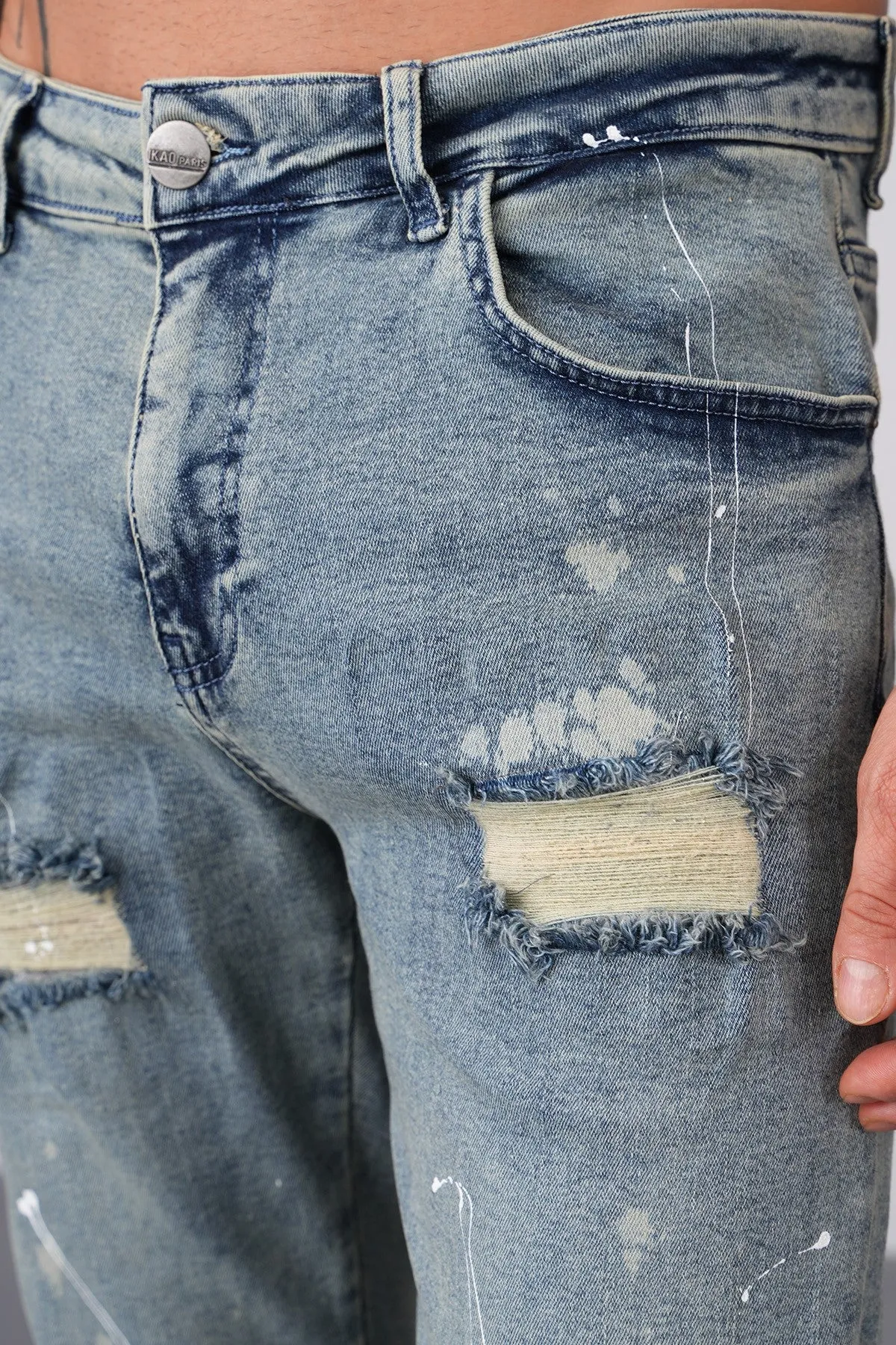THE WALLACE ZIPPED DENIM