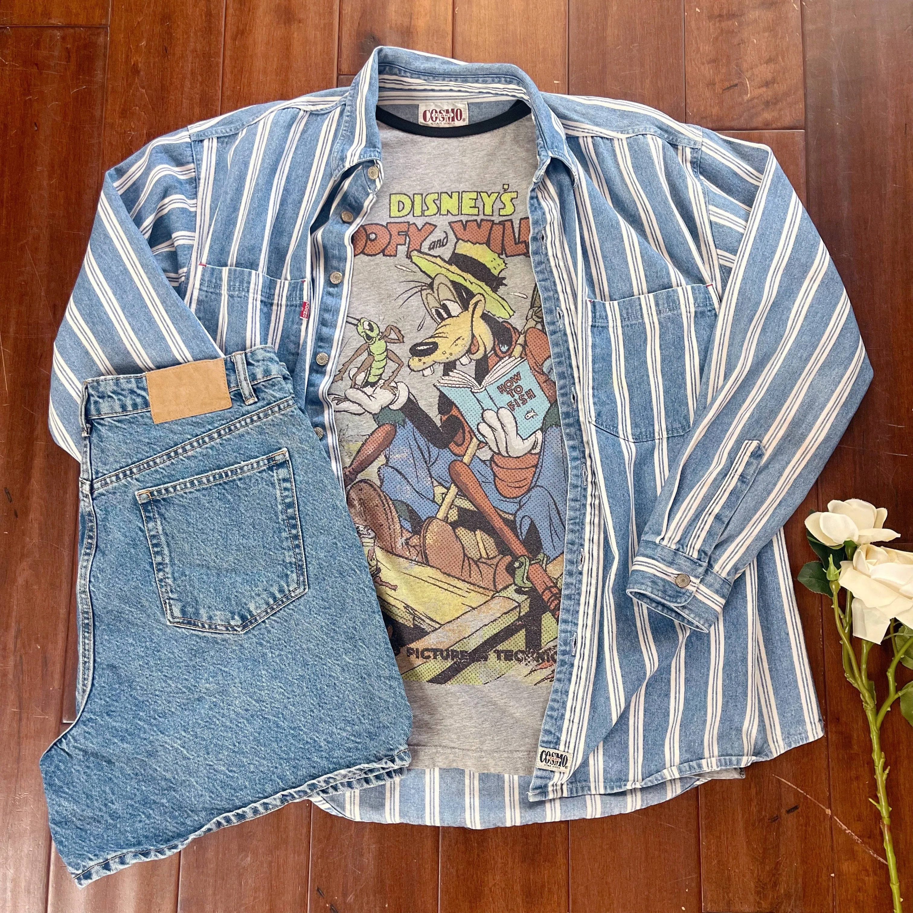 THRIFTED ZARA HIGH-WAISTED JEAN SHORTS