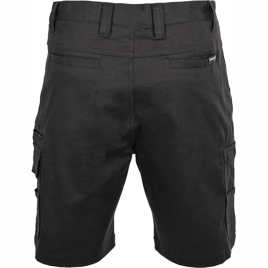UNIT DEMOLITION CARGO WORK SHORTS BLACK