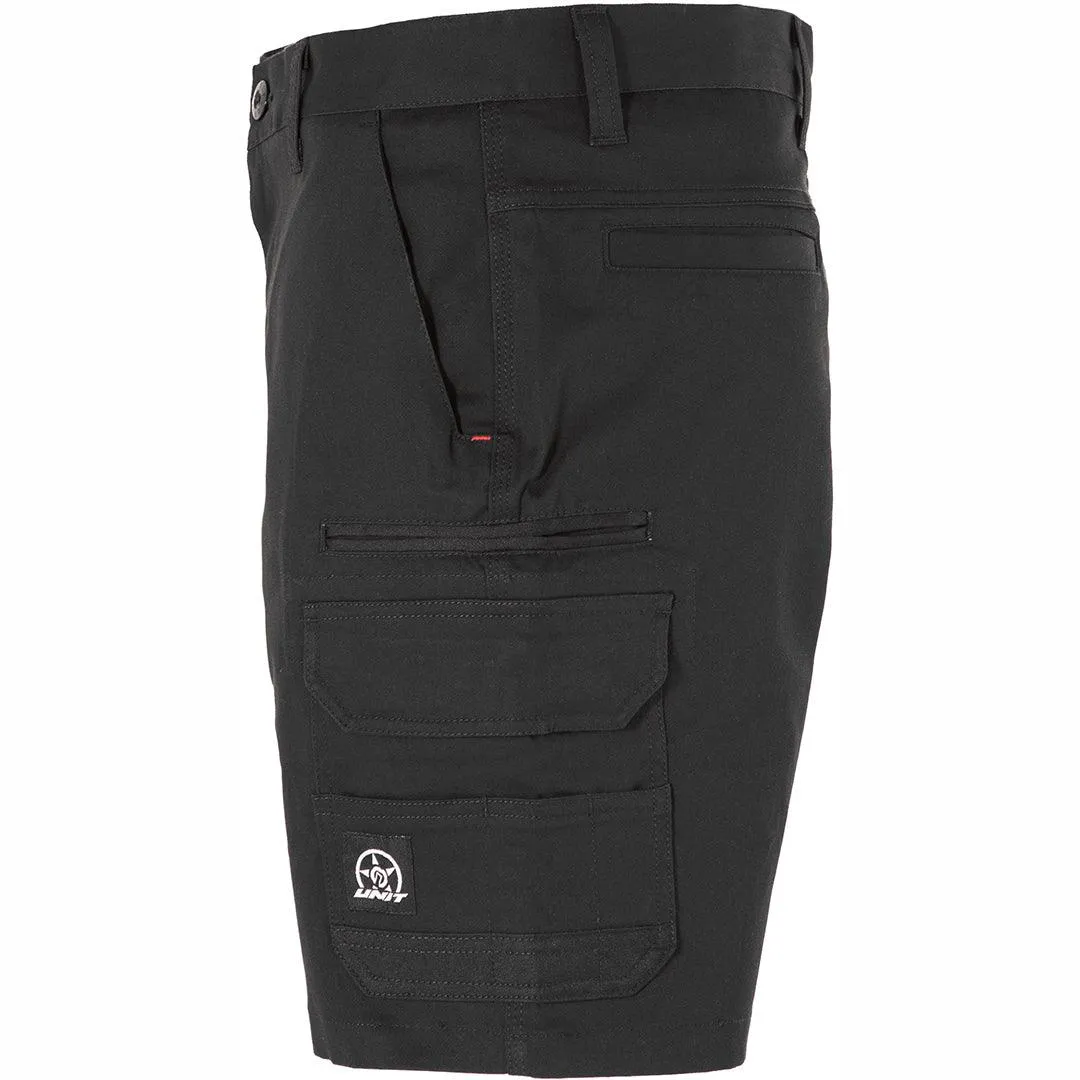 UNIT DEMOLITION CARGO WORK SHORTS BLACK