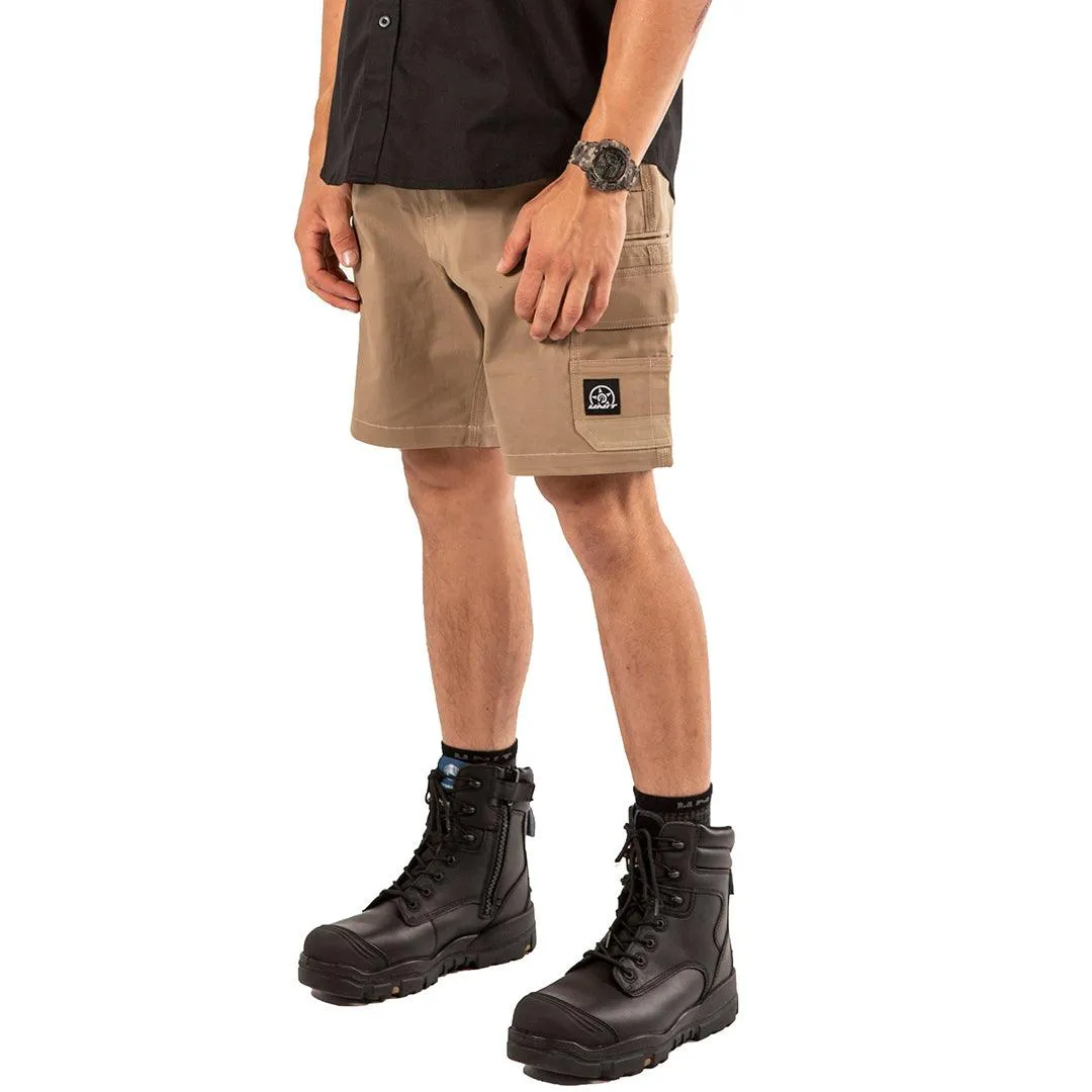 UNIT DEMOLITION CARGO WORK SHORTS KHAKI