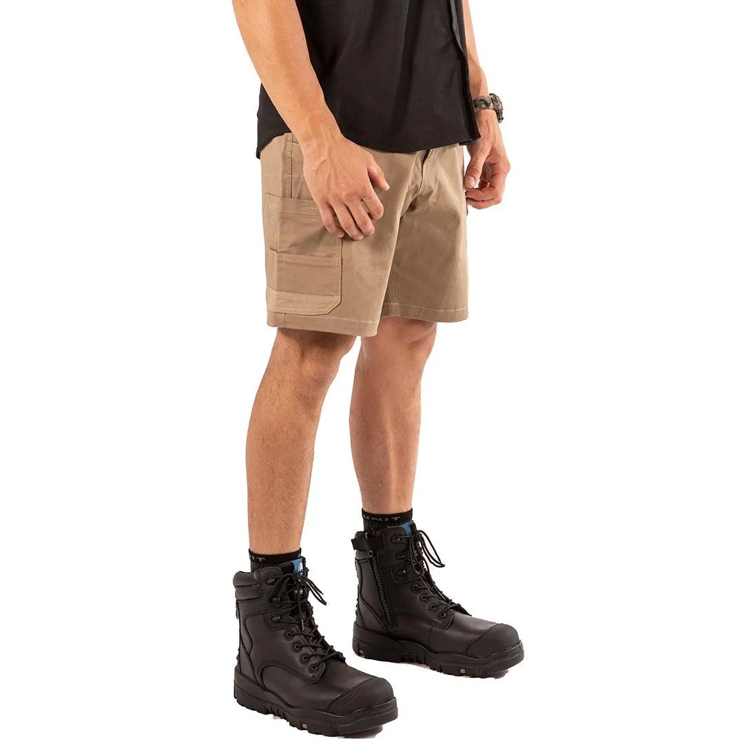 UNIT DEMOLITION CARGO WORK SHORTS KHAKI