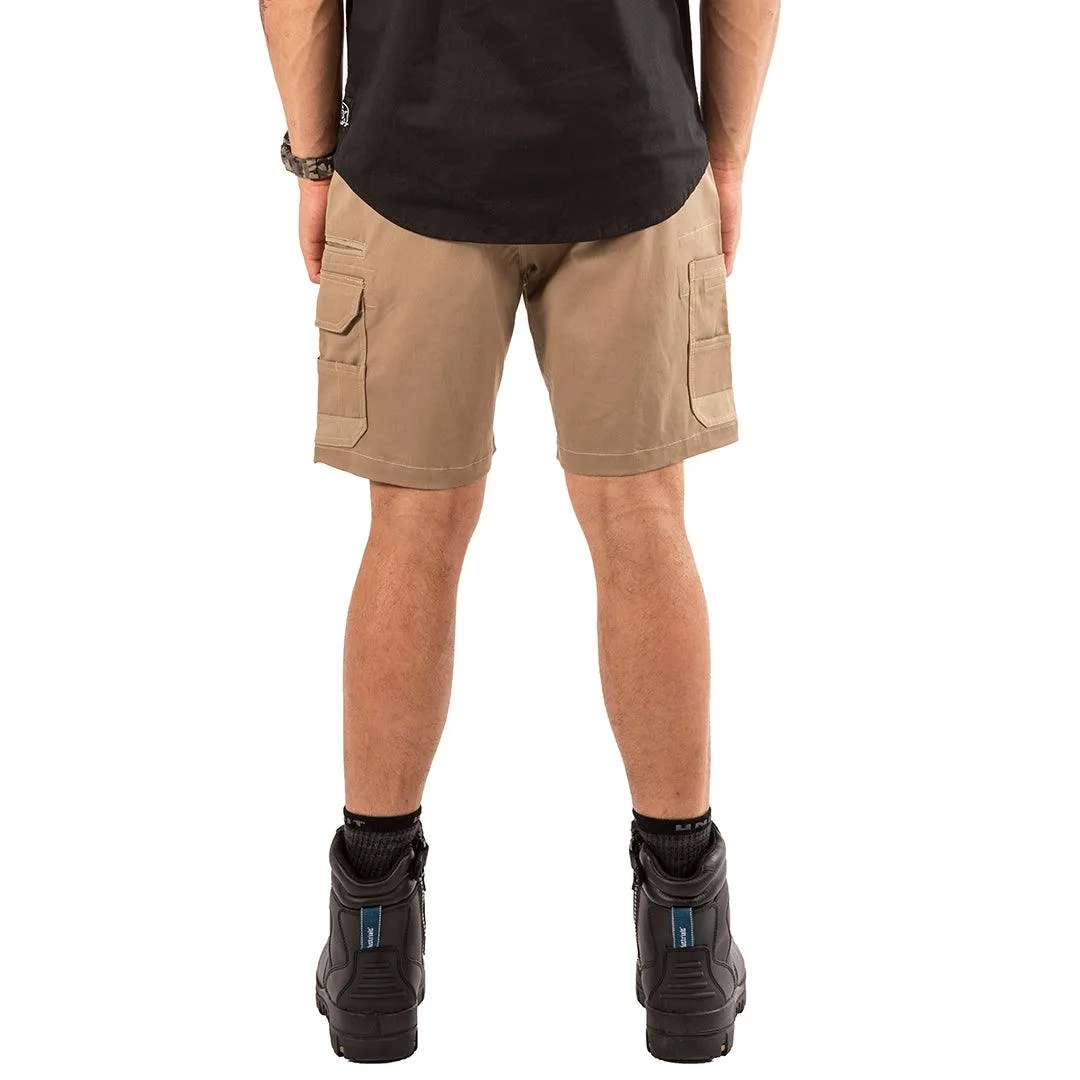 UNIT DEMOLITION CARGO WORK SHORTS KHAKI