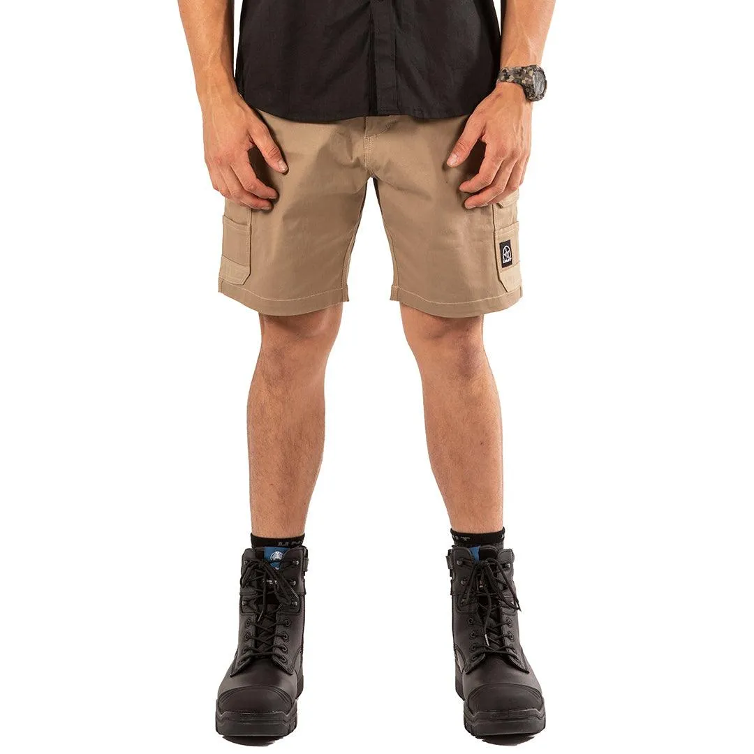 UNIT DEMOLITION CARGO WORK SHORTS KHAKI