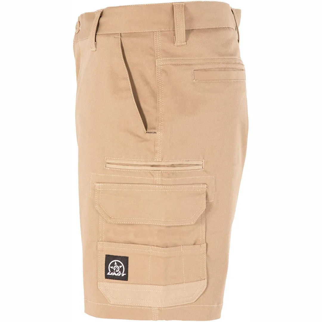 UNIT DEMOLITION CARGO WORK SHORTS KHAKI