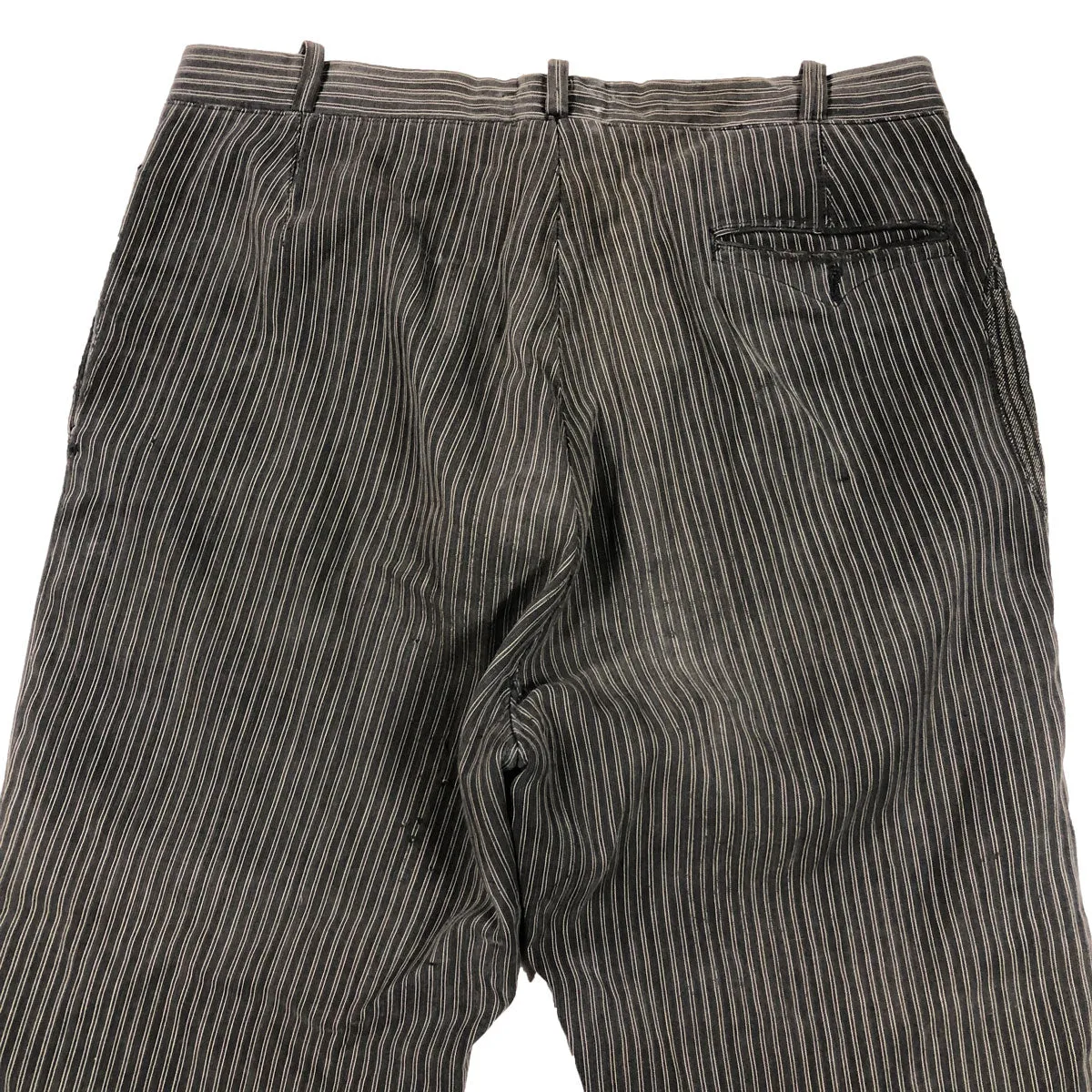 Vintage French Pinstripe Work Trousers C1930